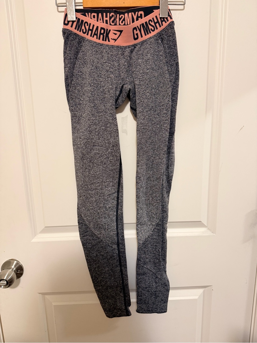 Gymshark Grey High-Waisted Workout Leggings